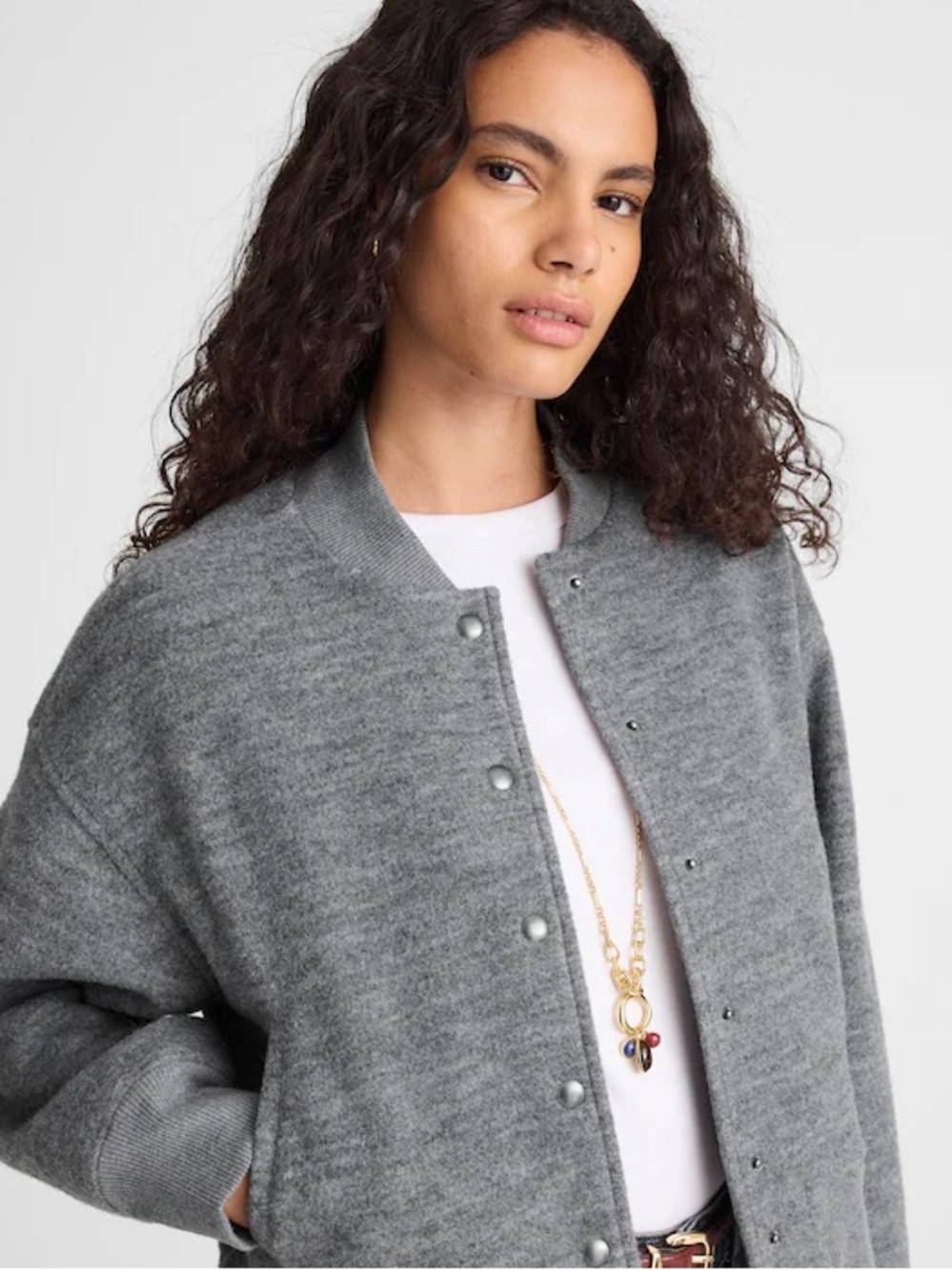 Madewell Double Faced Knit Bomber Jacket - NWOT